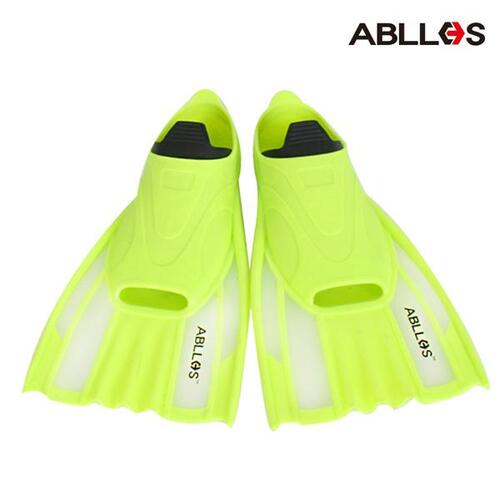 아블로스 오리발 숏핀 물놀이 수영용품 옐로우 AB0-PC02Y